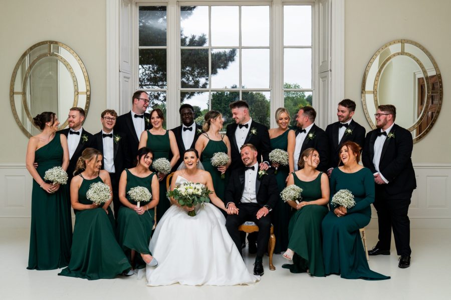 Wedding photograph for Edwina & Matt