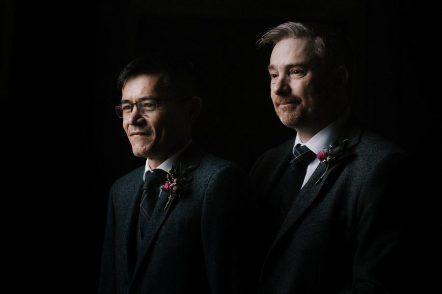 Wedding photograph for Richard & Francois