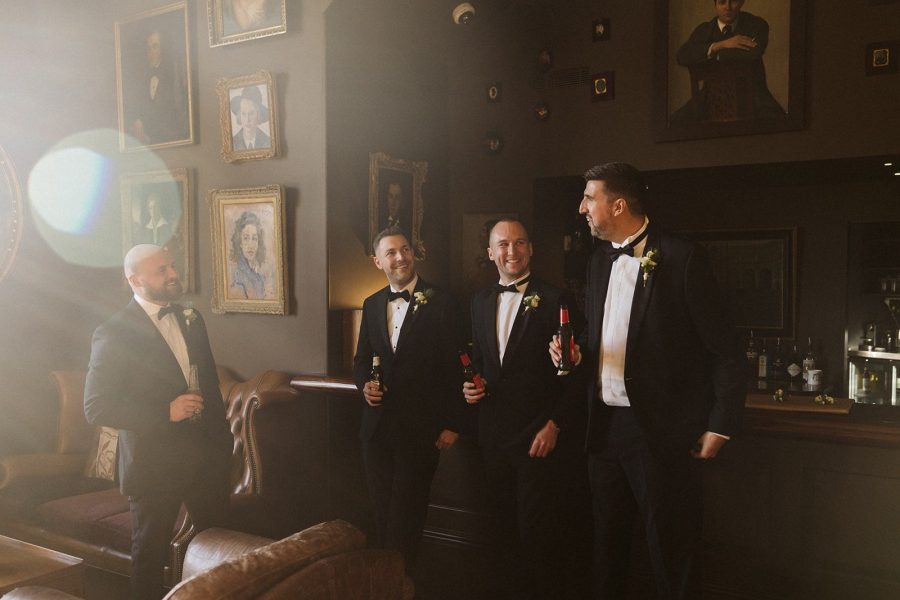 Wedding photograph for Becky & Mark