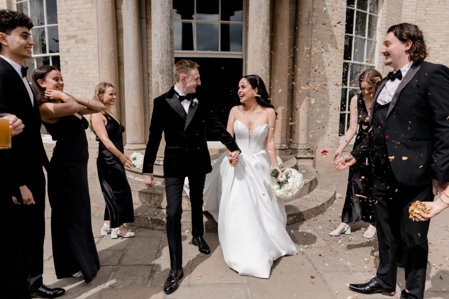 Wedding photograph for Uma & James