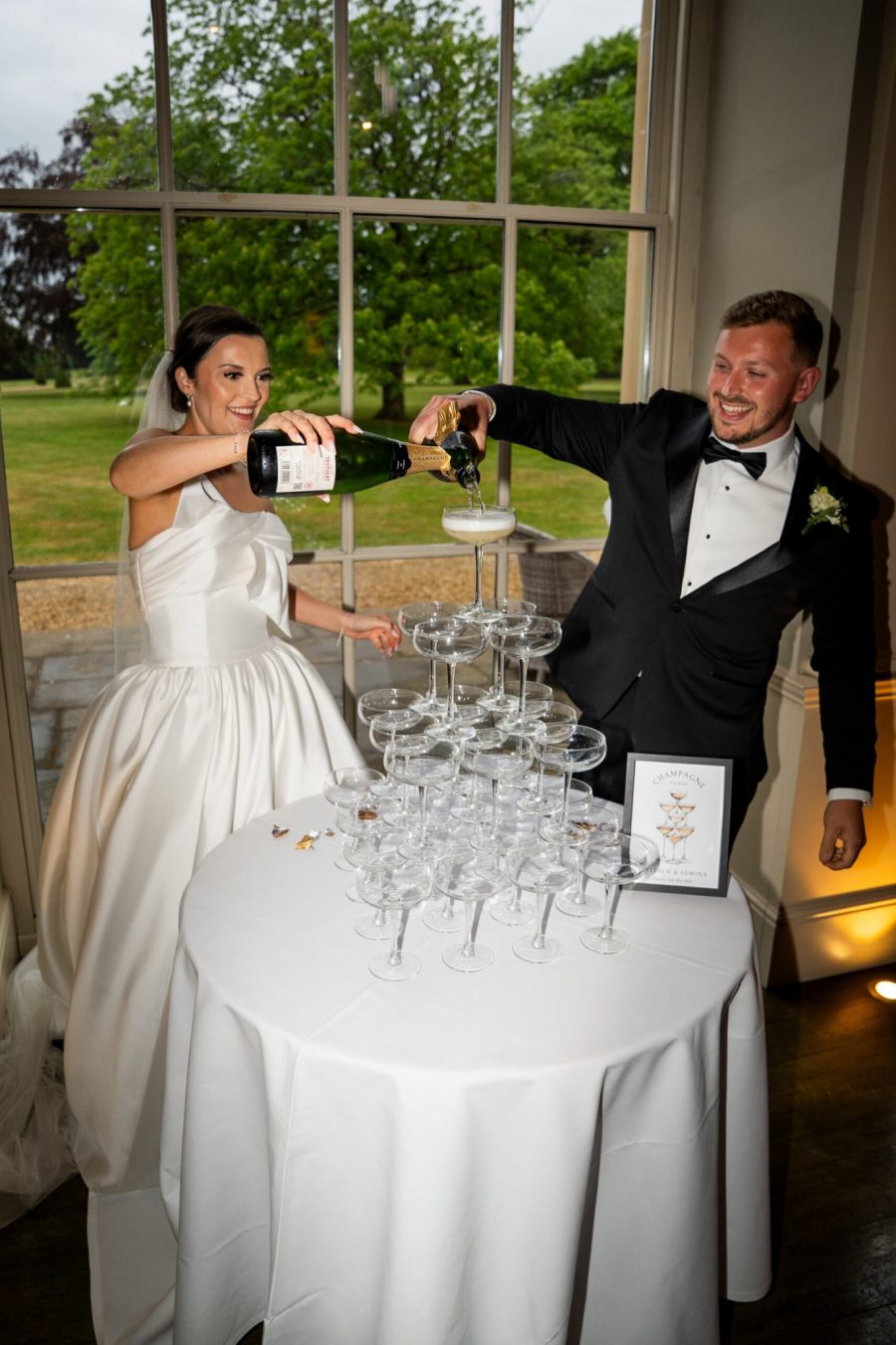 Wedding photograph for Edwina & Matt