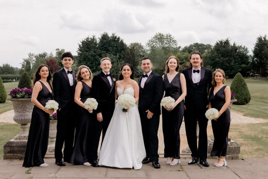 Wedding photograph for Uma & James